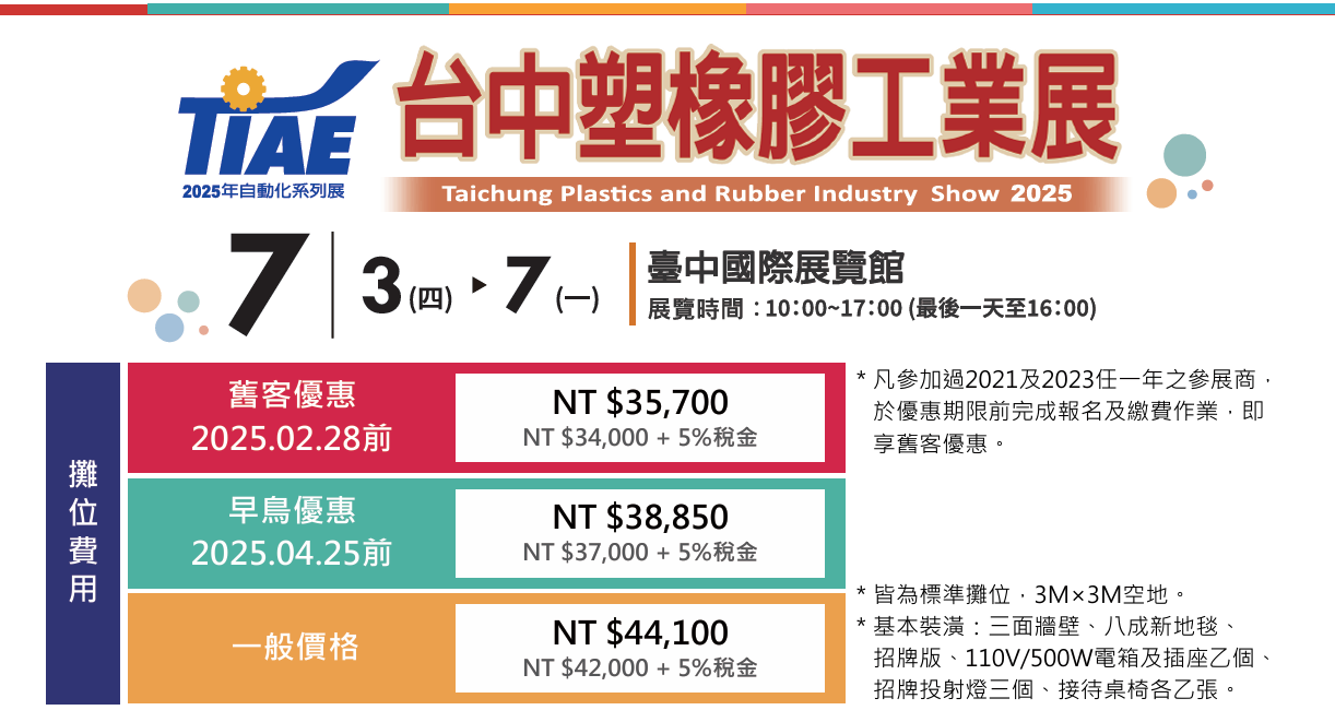 2025台中塑橡膠工業展